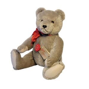 Hermann Teddy Original Vintage Mohair 16" Growler Jointed West German Bear 64/40